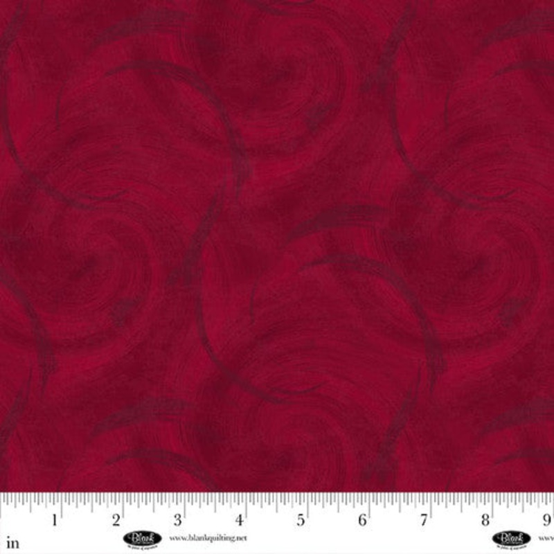 Blank Quilting Spin Flannel Red 108 Wide Backing Fabric - 3995F-85 - 3 YARD