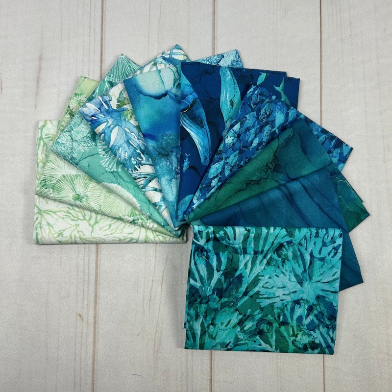 Deep Blue Fat Quarter Bundle