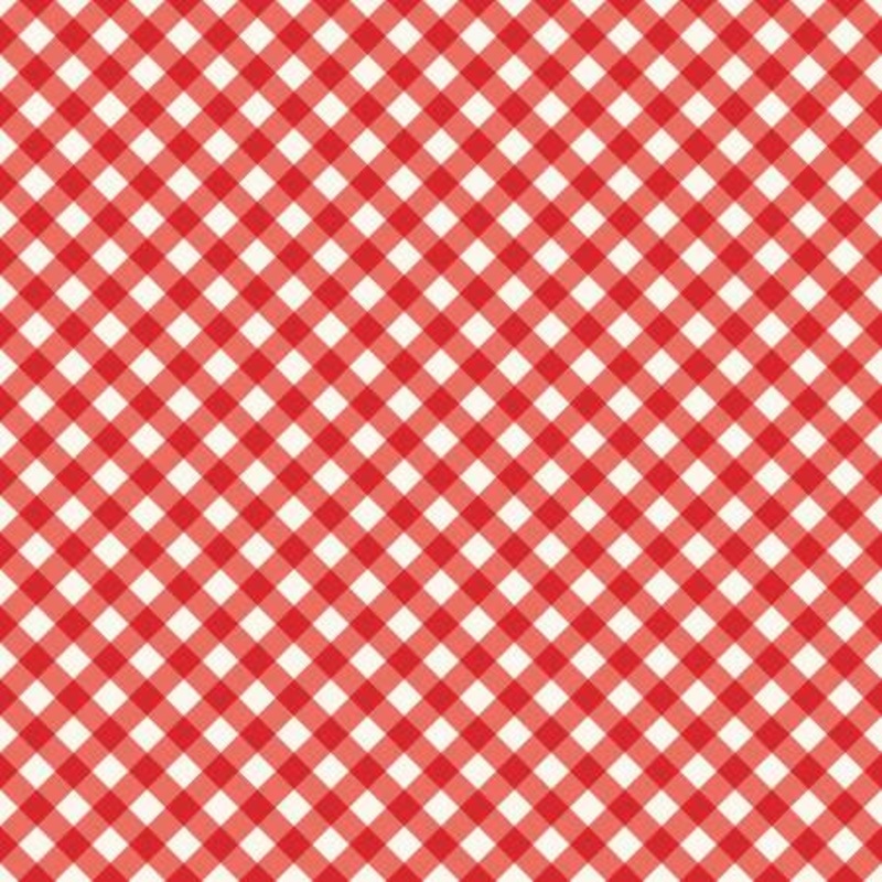 Freedom Garden Gingham Red C15624R