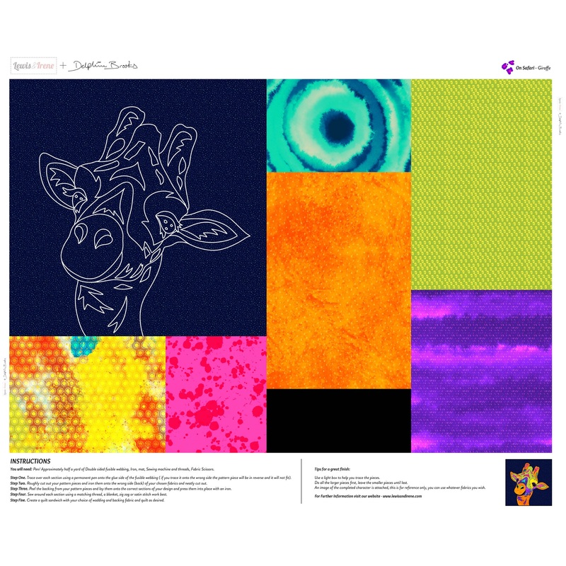 Giraffe Collage Panel - DB26