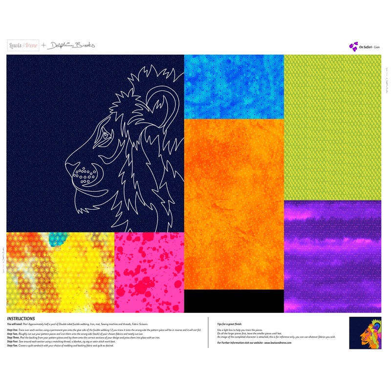 Lion Collage Panel - DB28