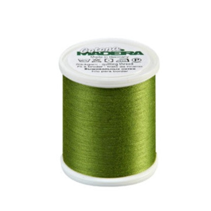 Madeira Cotona 50 - Premium Cotton Quilting & Sewing Thread, 713 Medium Avacado