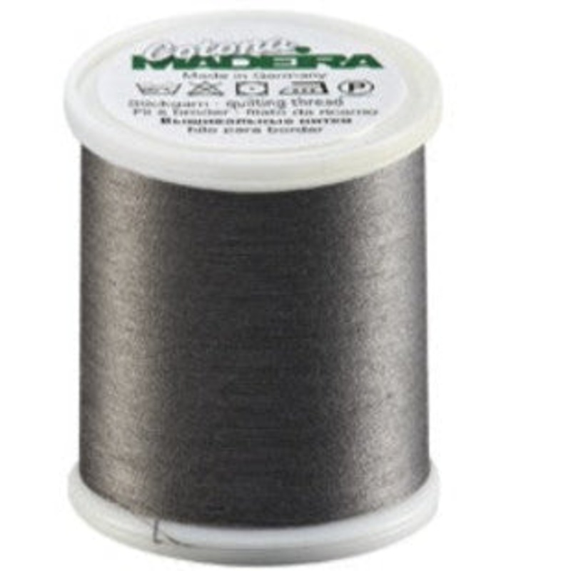 Madeira Cotona 50 - Premium Cotton Quilting & Sewing Thread, 730 Slate Gray