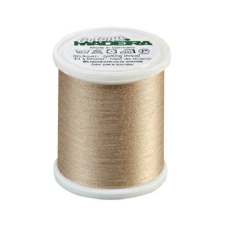 Madeira Cotona 50 - Premium Cotton Quilting & Sewing Thread, 735 Tawny Tan