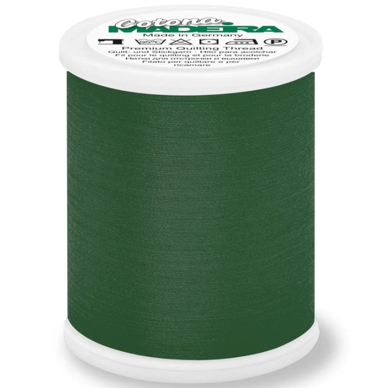 Madeira Cotona 50 - Premium Cotton Quilting & Sewing Thread, 742 Hunter Green