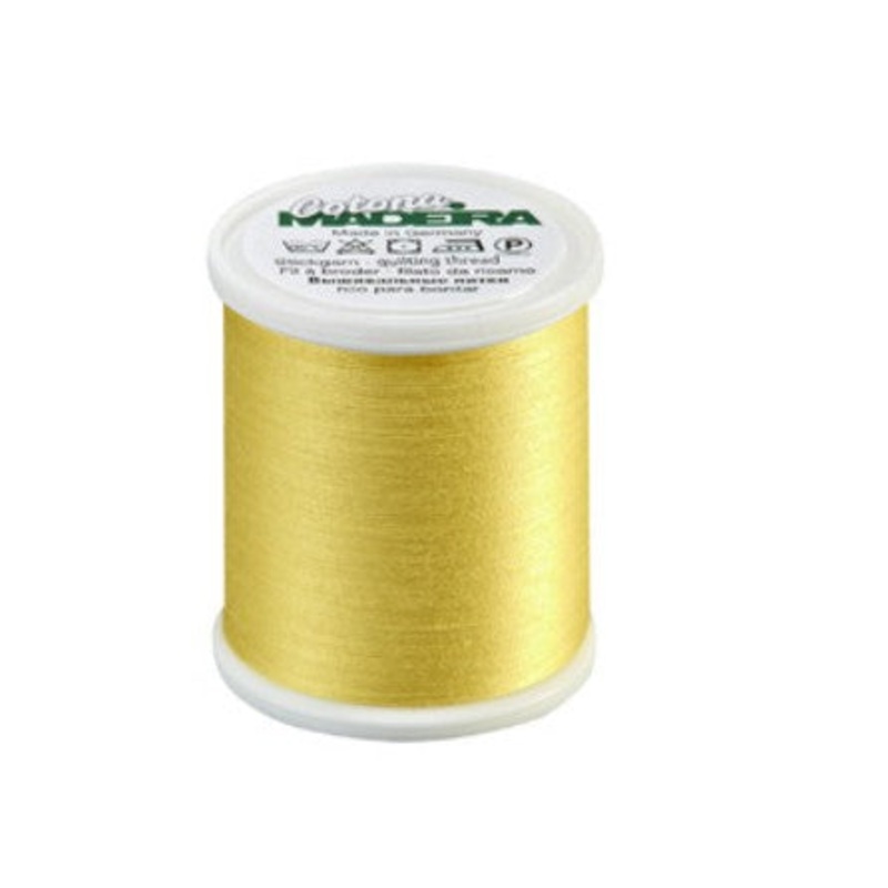 Madeira Cotona 50 - Premium Cotton Quilting & Sewing Thread, 770 Lemon Yellow