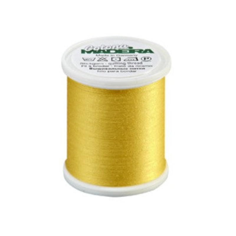 Madeira Cotona 50 - Premium Cotton Quilting & Sewing Thread, 771 Mimosa Yellow