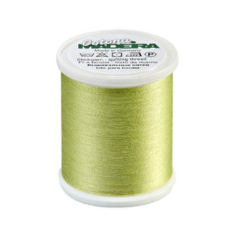 Madeira Cotona 50 - Premium Cotton Quilting & Sewing Thread, 774 Lime Green