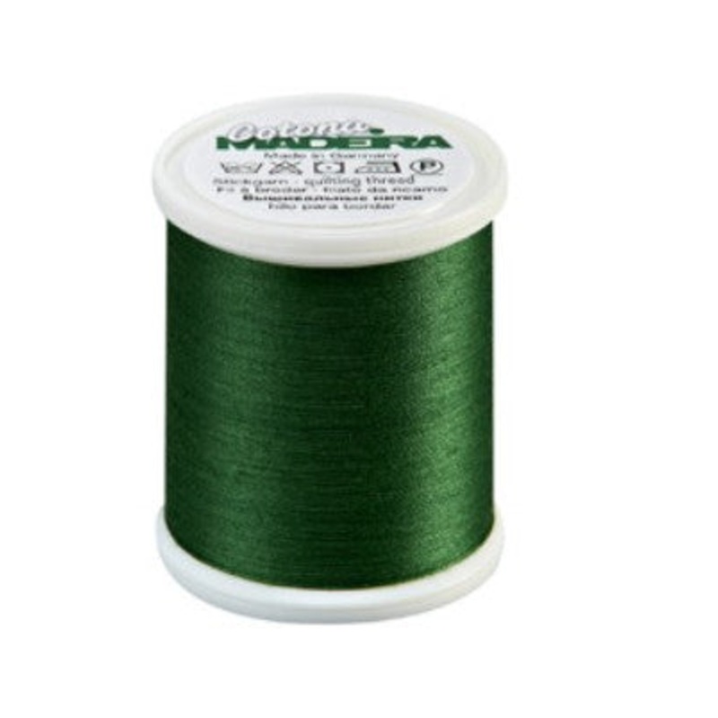 Madeira Cotona 50 - Premium Cotton Quilting & Sewing Thread, 779 Pine Green