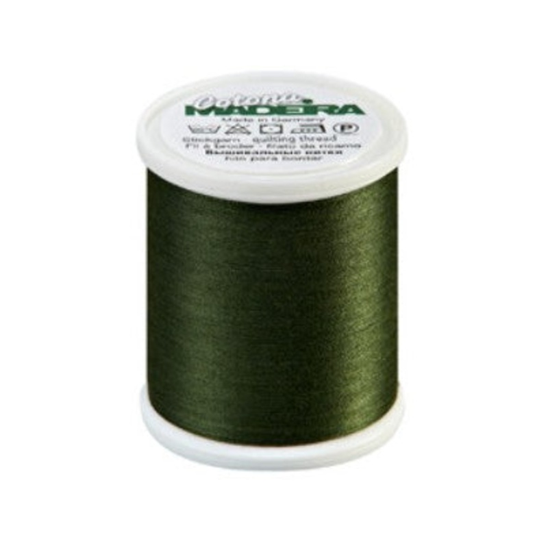 Madeira Cotona 50 - Premium Cotton Quilting & Sewing Thread, 780 Dark Pine Green