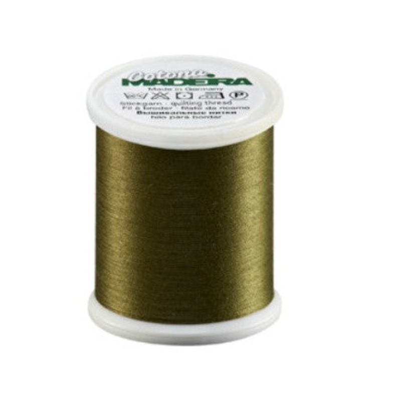 Madeira Cotona 50 - Premium Cotton Quilting & Sewing Thread, 781 Olive