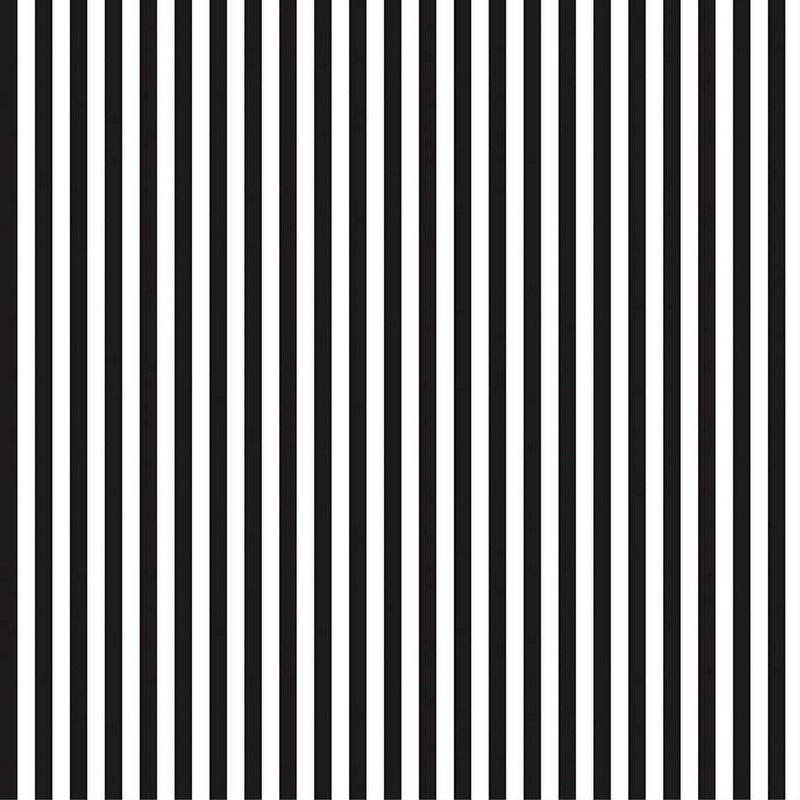 Quarter Inch Stripe Black C555B