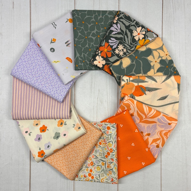Tangerine Half Yard Bundle
