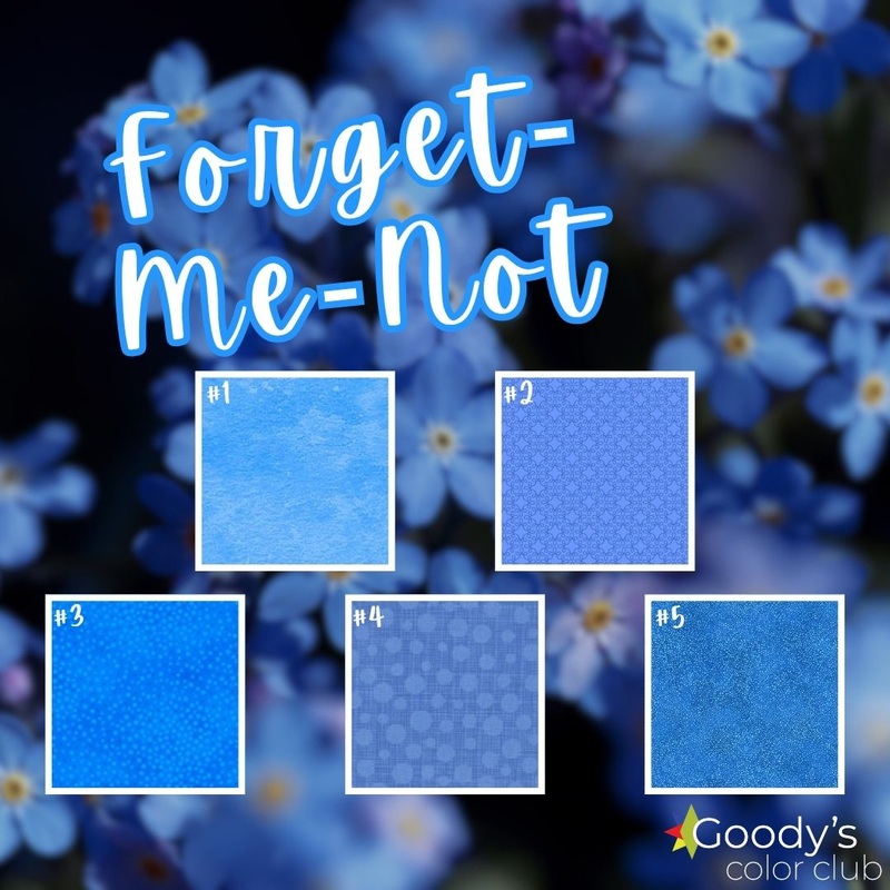 Goody's Color Club - May '25 Forget-Me-Not