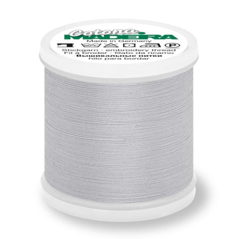 Madeira Cotona 80 - Premium Cotton Quilting & Sewing Thread, 570 Pale Powder Blue