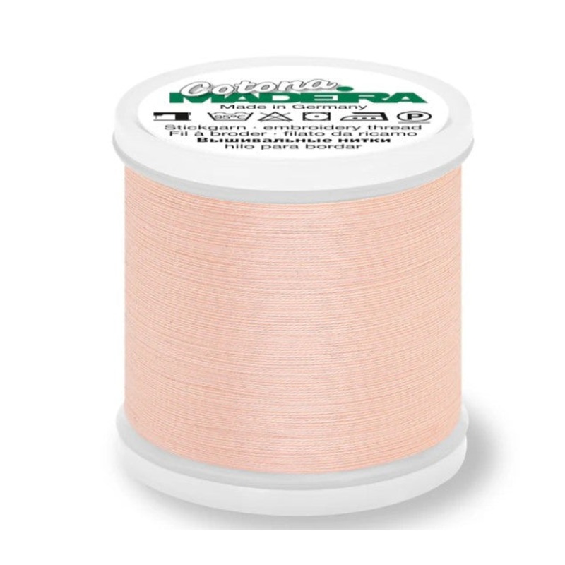 Madeira Cotona 80 - Premium Cotton Quilting & Sewing Thread, 585 Light Peace