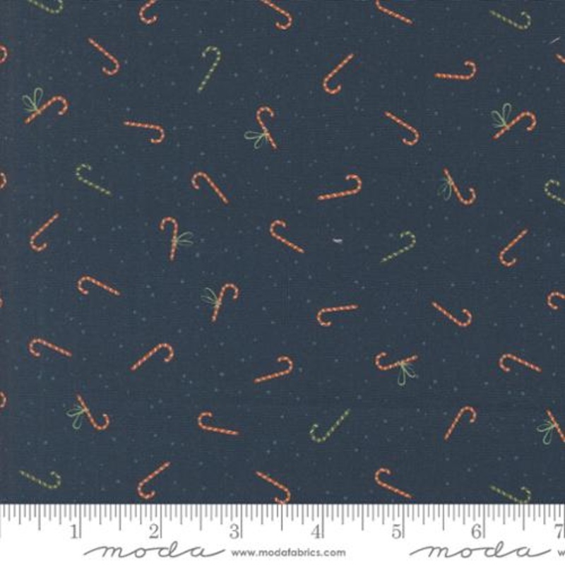 Purrfect Christmas Candy Canes Midnight 39047-16