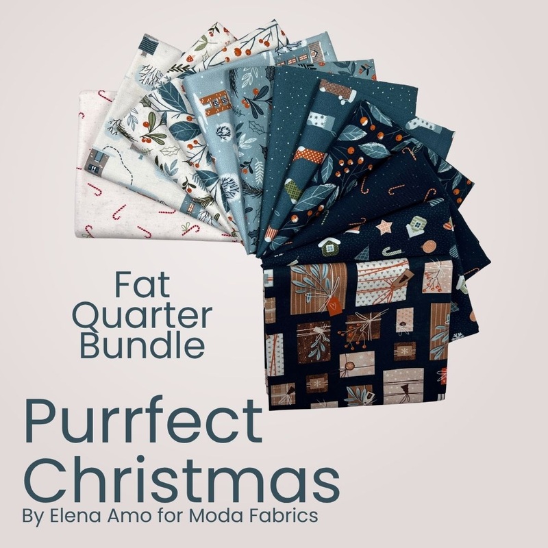 Purrfect Christmas Fat Quarter Bundle