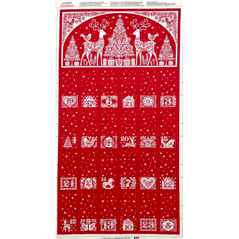 Scandi Advent Panel 117-R