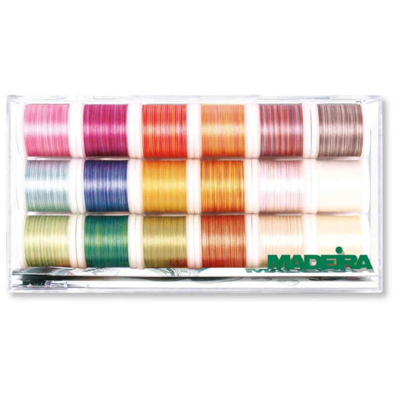 Variegated Madeira Cotona 50 Cotton Machine Quilting Thread 8035