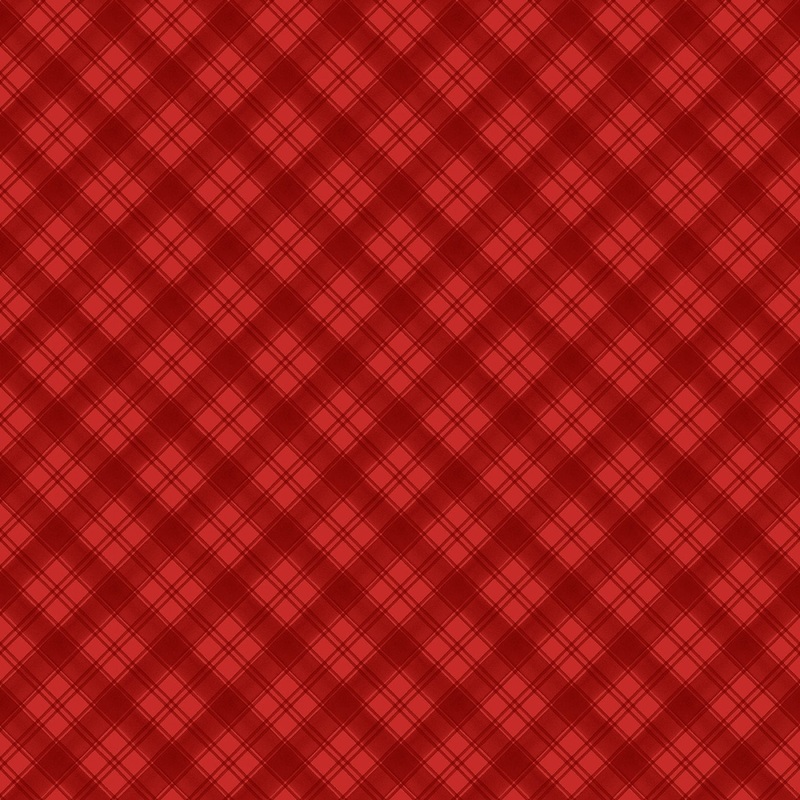 Cardinal Celebration Diagonal Plaid Red 37760-333