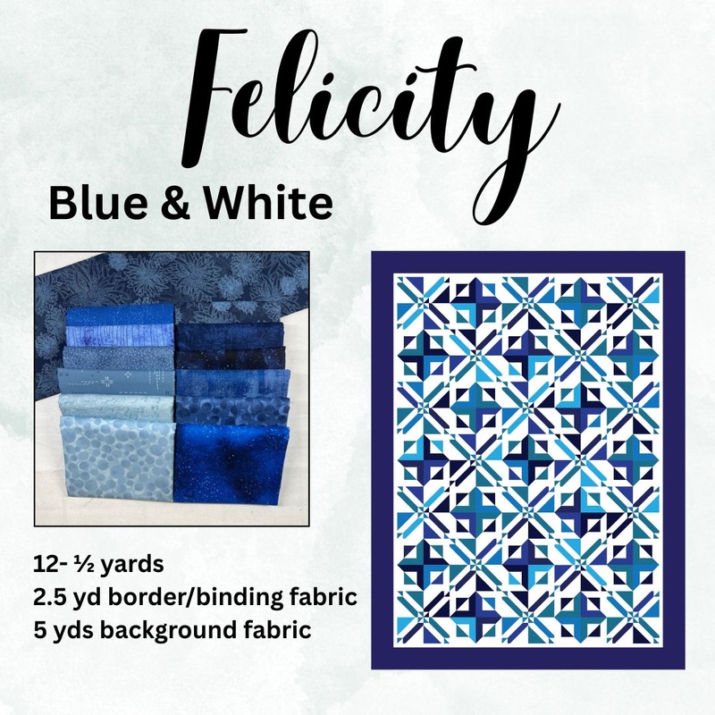 Felicity- Blue & White