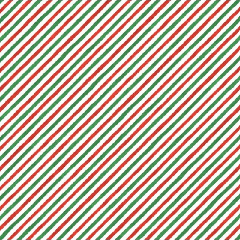 Merry Gnome-ments Diagonal Stripe Green 39897-137