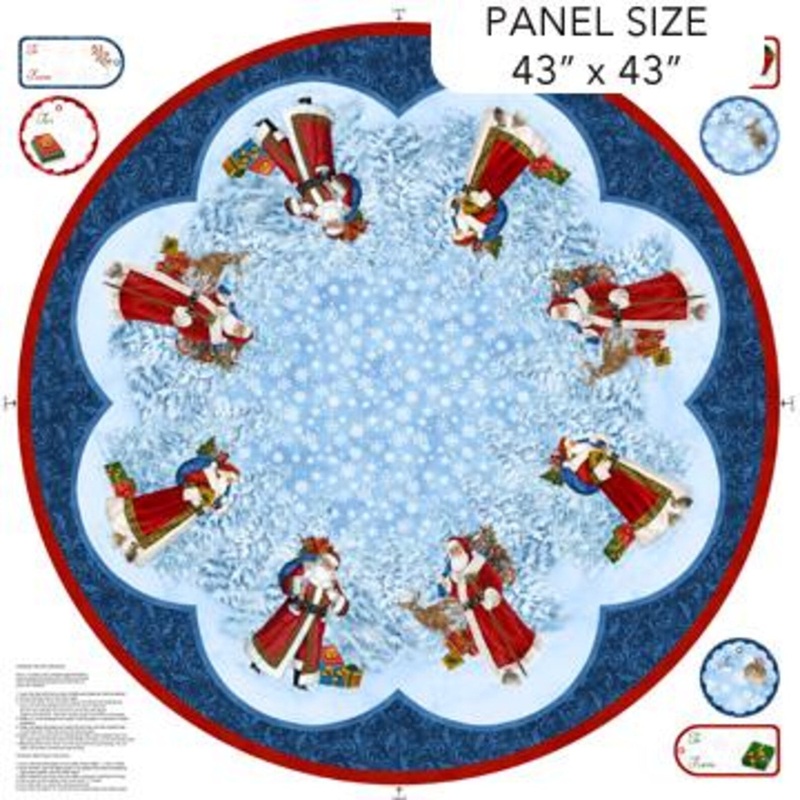 St. Nicholas Tree Skirt Panel C28211-48