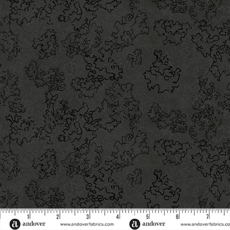 Andover Fabrics Heima Lichen Obsidian - A-1634-K - 3 YARD CUT