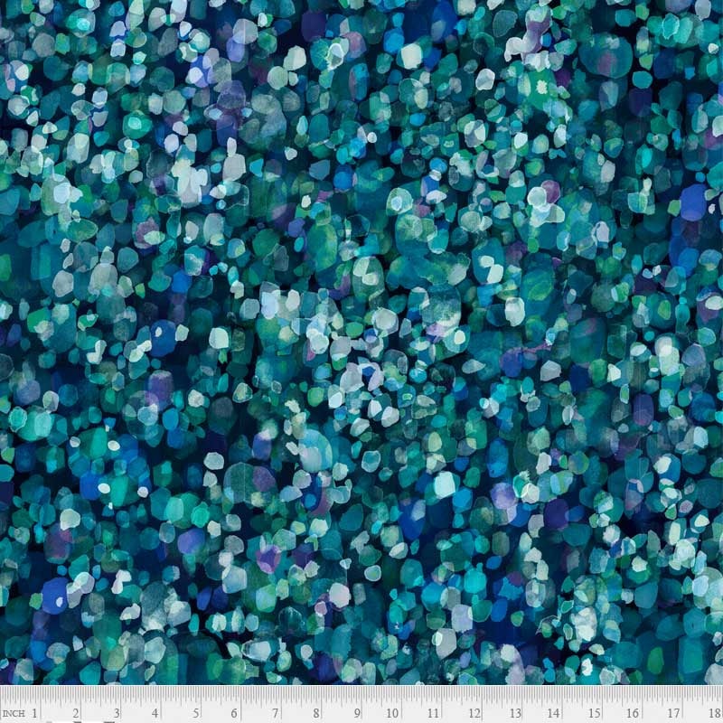 Sea Glass Teal 108 Wide Backing Fabric - 5471-DBG - 3 YARD CUT P&B Textiles
