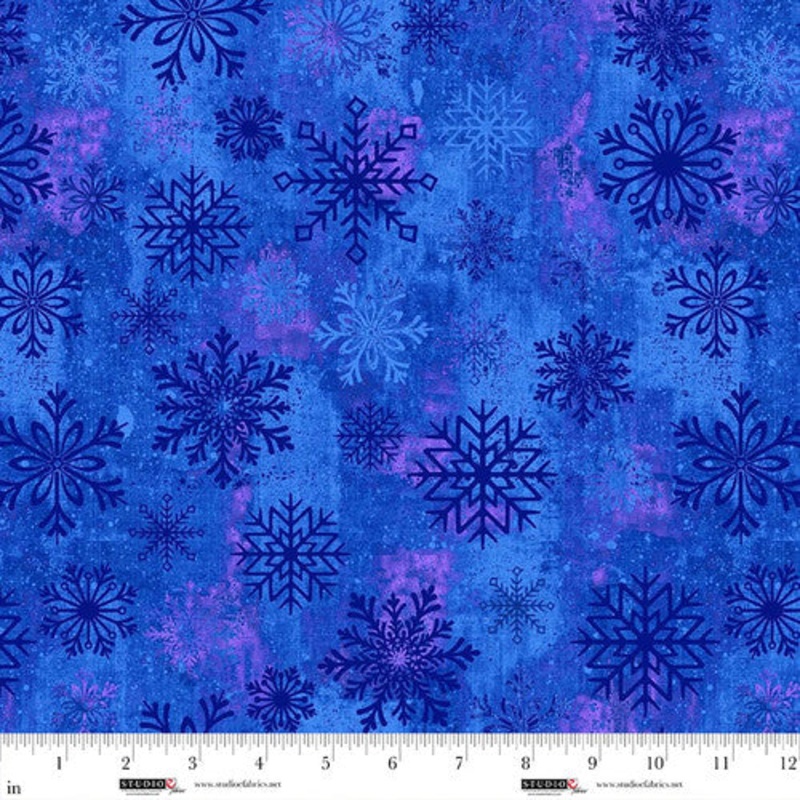 Studio E Fabrics Snowburst Admiral 108 Wide Backing Fabric - 8398-77 - 3 YARD