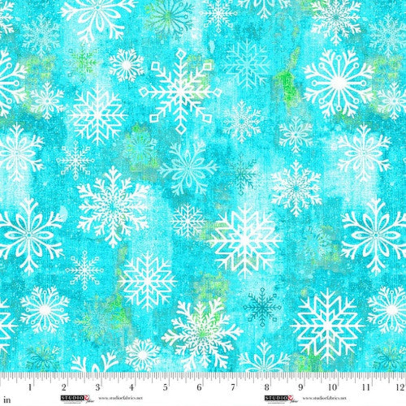 Studio E Fabrics Snowburst Carribean 108 Wide Backing Fabric - 8398-16 -  3 YARD