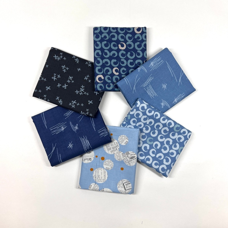 Bluish Half Yard Bundle