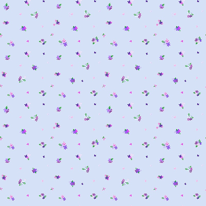 Garden Gems Petite Petals Light Periwinkle Y3633-84 - W96