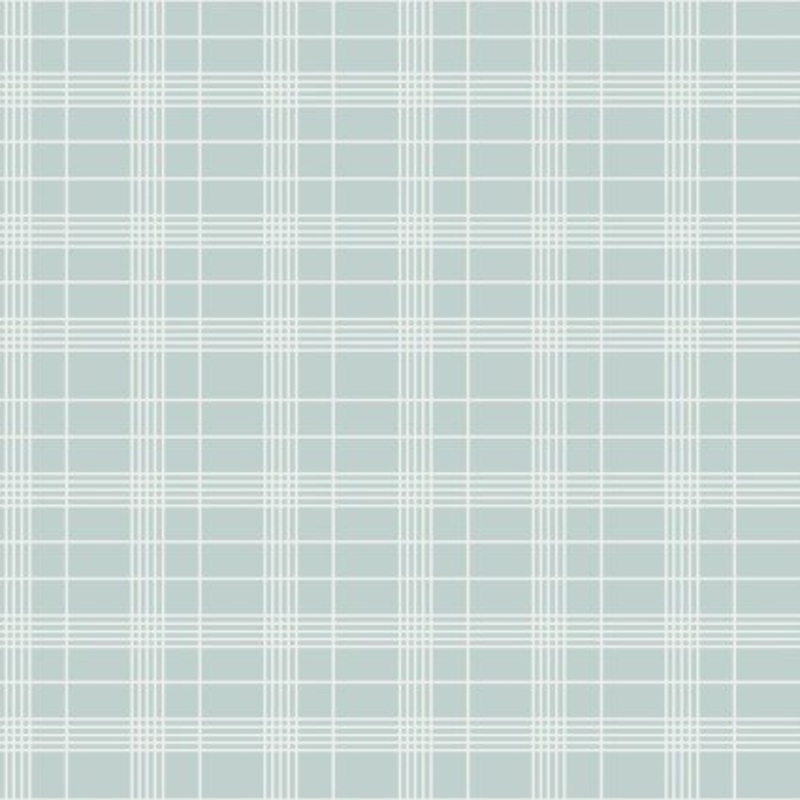 Little Goldi Plaid Light Teal T-25-88