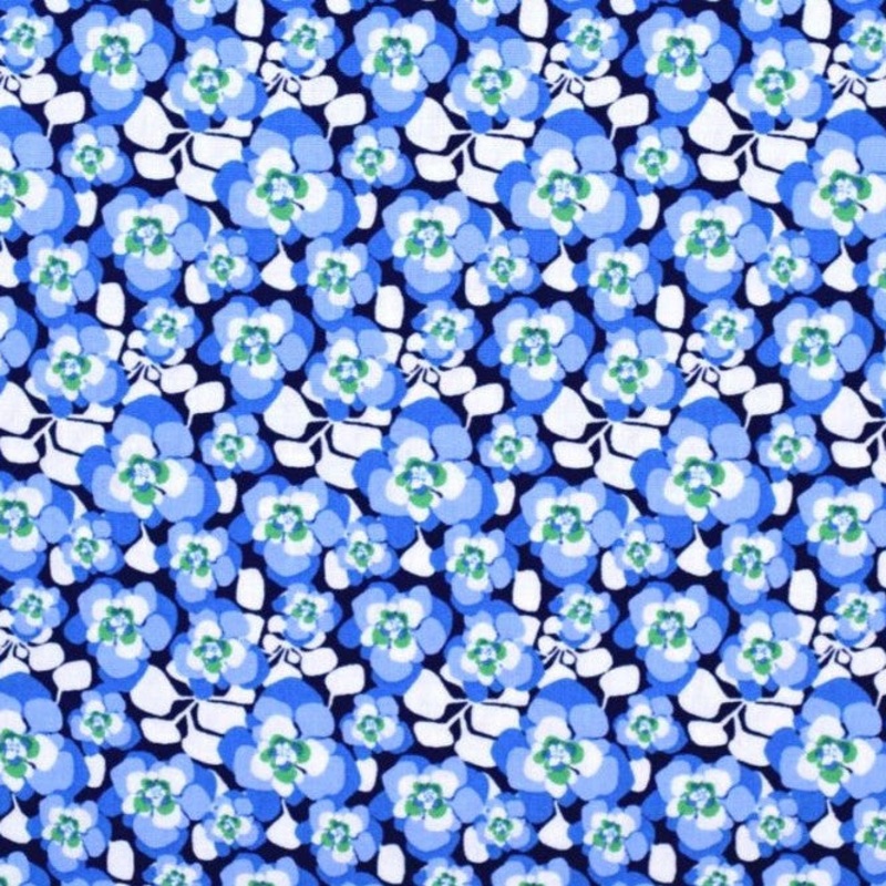 Margo Packed Floral Blue Y3664-24 - T-25-54