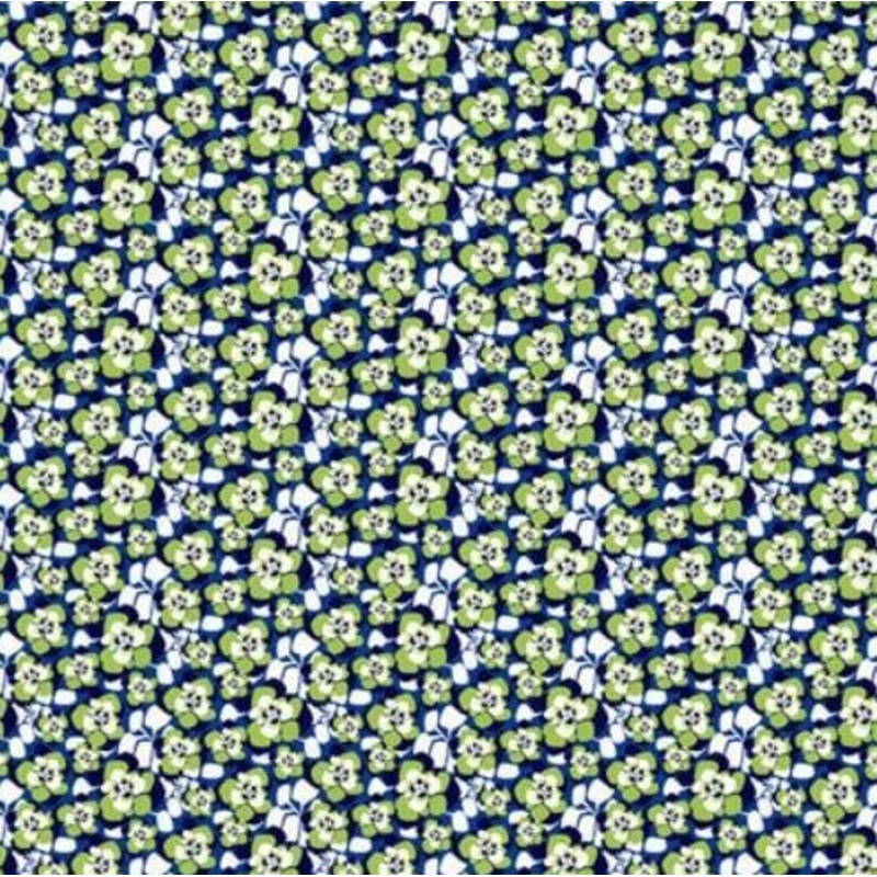 Margo Packed Floral Olive - T-25-61