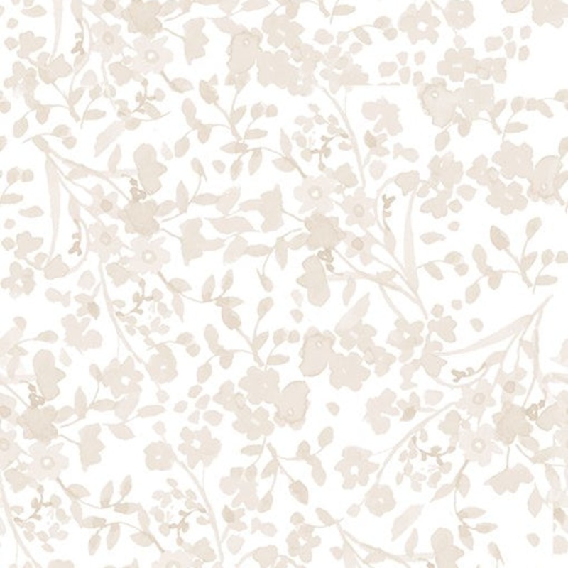 My Happy Place Taupe Tonal Floral T-25-85