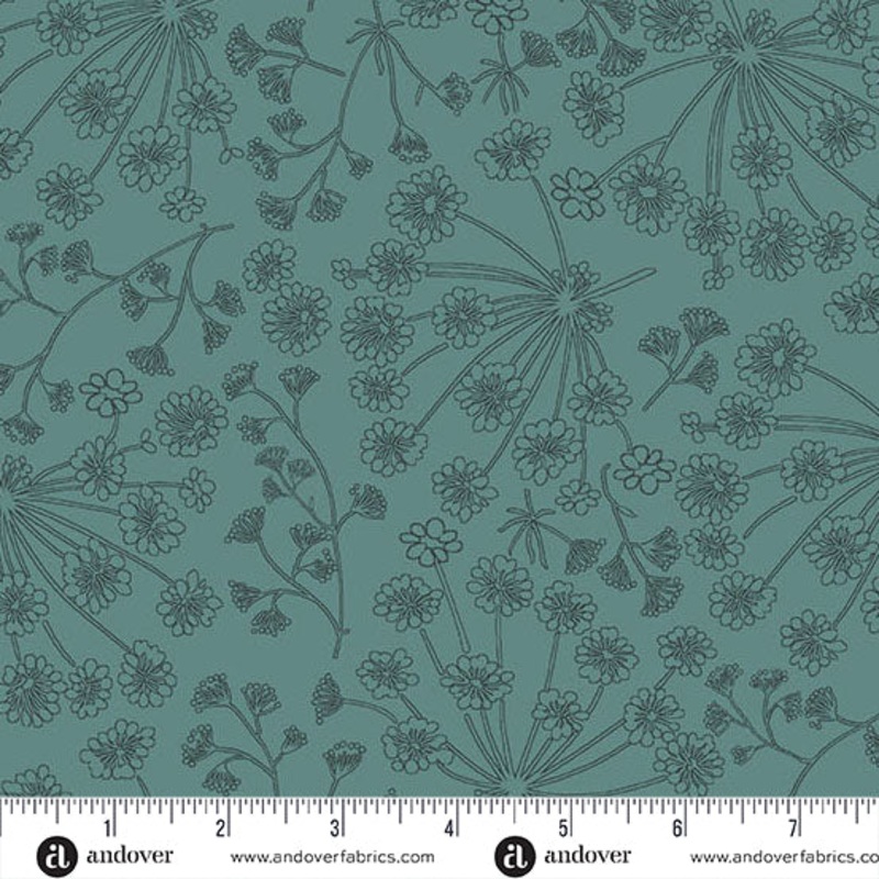 Nordic Summer Angelica Lake - 108 Wide Backing Fabric - AW-10372-T - 3 YARD CUT - Andover Fabrics- Pre-Order