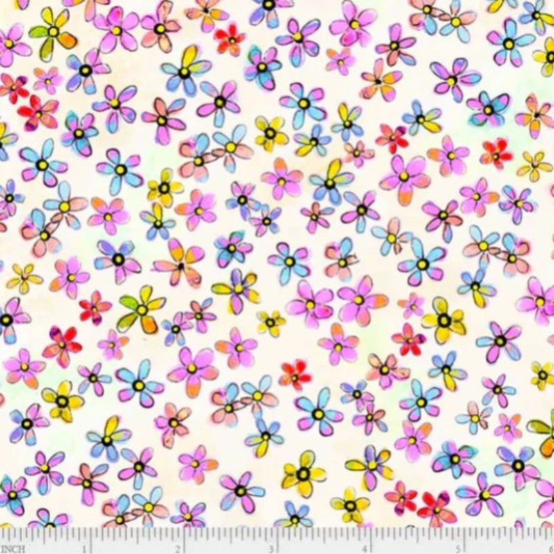 Tiny Wonders Ditsy Floral Cream TWON 5450 E - W93