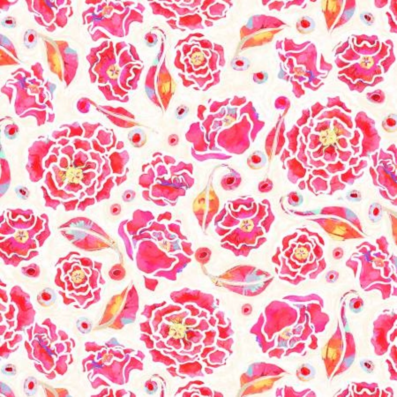 Tiny Wonders Painted Flowers Pink TWON 5448 EP - W92