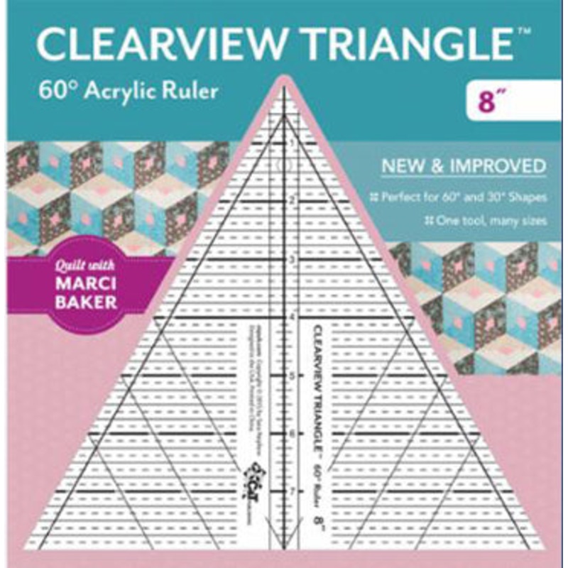 Clearview Triangle 8 Ruler-Rulers