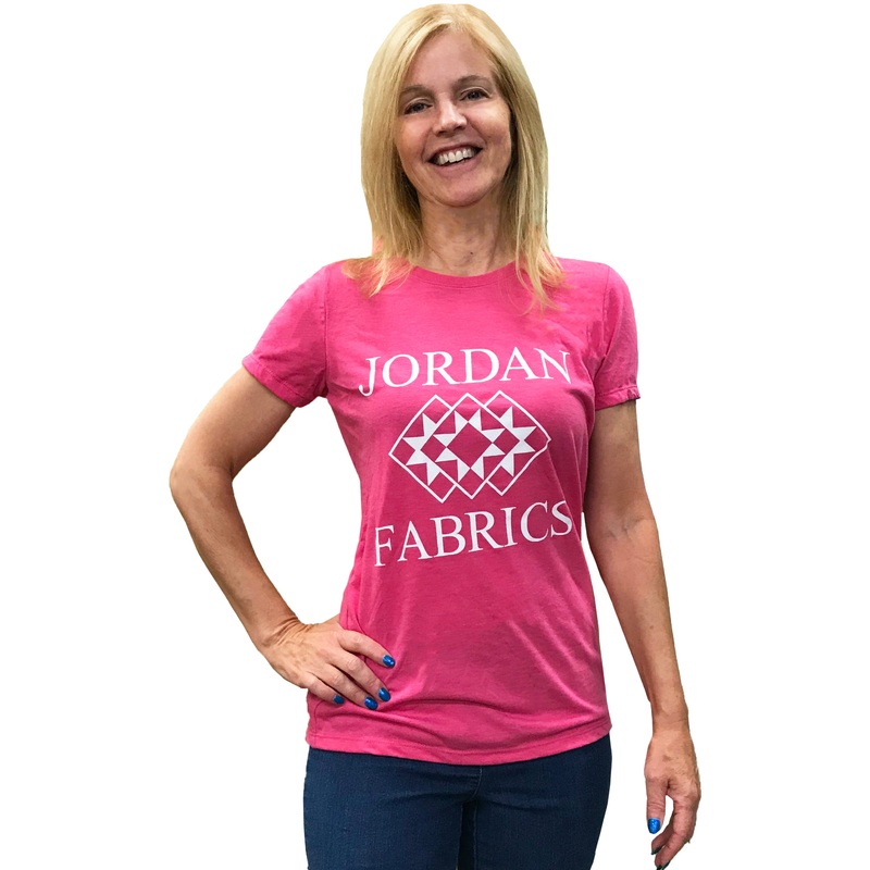 Jordan Fabrics T-Shirt - Pink-Novelties-XS & S & M & L & XL & XXL & 3XL