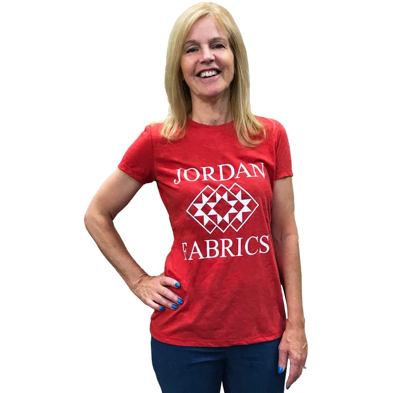 Jordan Fabrics T-Shirt - Red-Novelties-XS & S & M & L & XL & XXL & 3XL