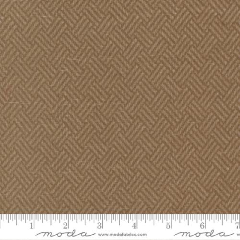 Prairie Gatherings Flannel Teak 108 Wide Backing Fabric - 108033-14F - 2 YARD CUT Moda Fabrics