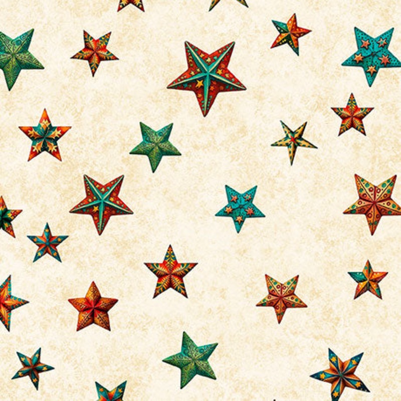 Santa's Workshop Stars 31076-E