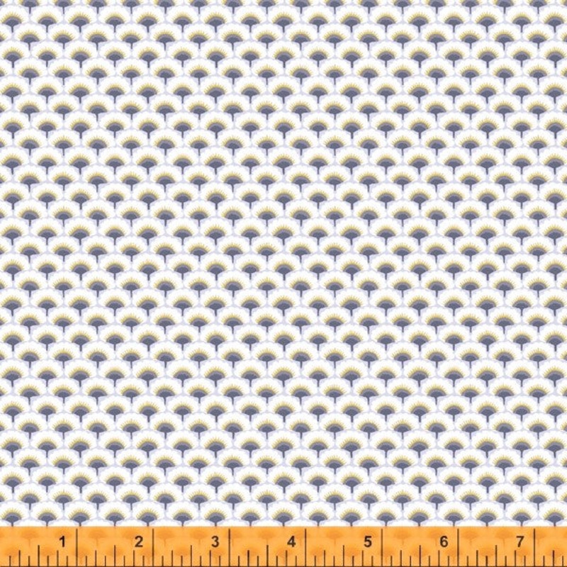 Windham Isobel 52984M 3 White Scallop By The Yard