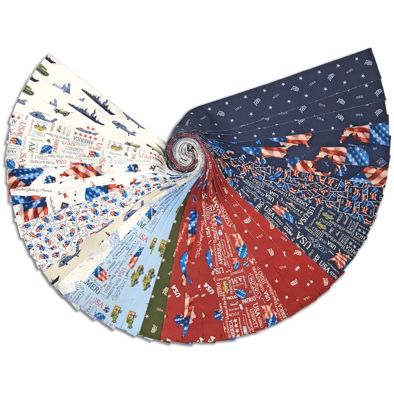 Riley Blake Pre-Cut 40 Piece 2 1/2 Rolie Polie Jelly Roll RP-15610 40 - Letters From Home