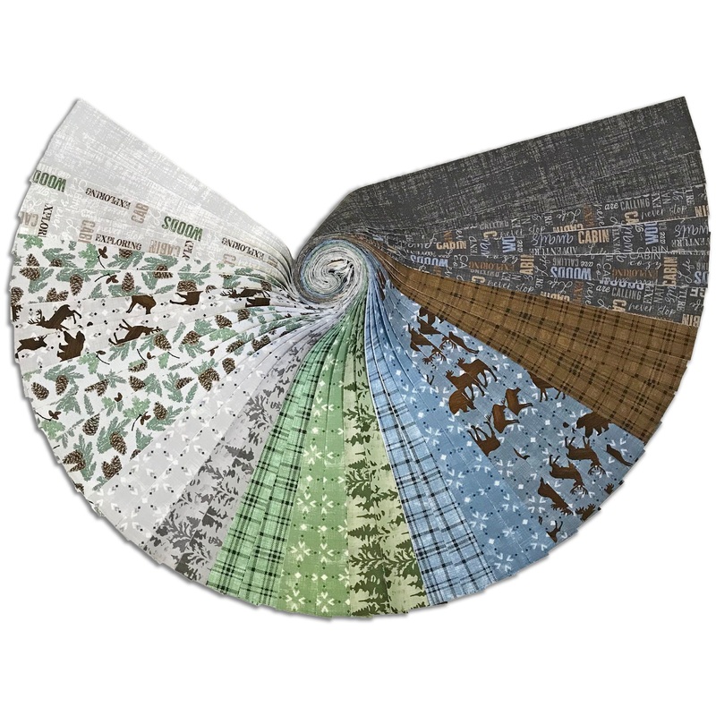 Wilmington Prints Pre-cut 40 Piece Strips 840-852-840 - Timberland Trails