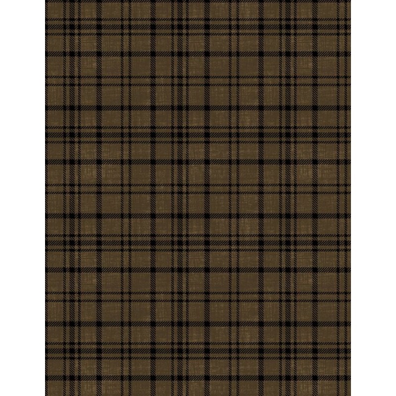 Wilmington Prints Timberland Trails 3070 45609 292 Brown Plaid Texture By The Yard